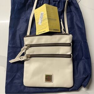 Dooney & Bourke Cream Crossbody Bag